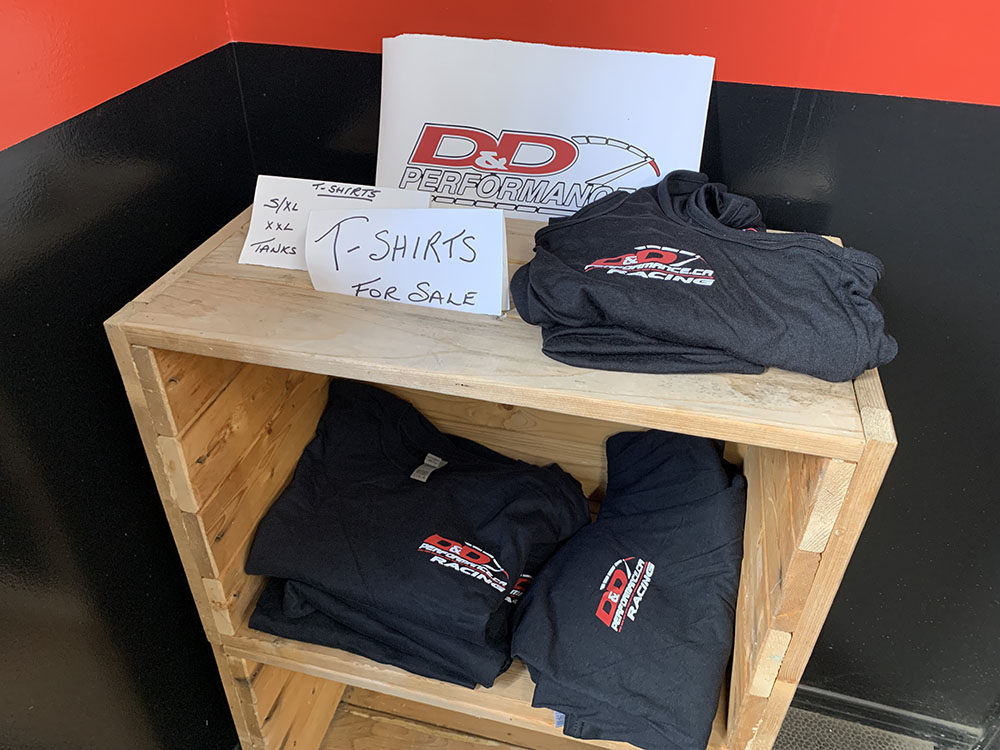 D and D performance T-shirts